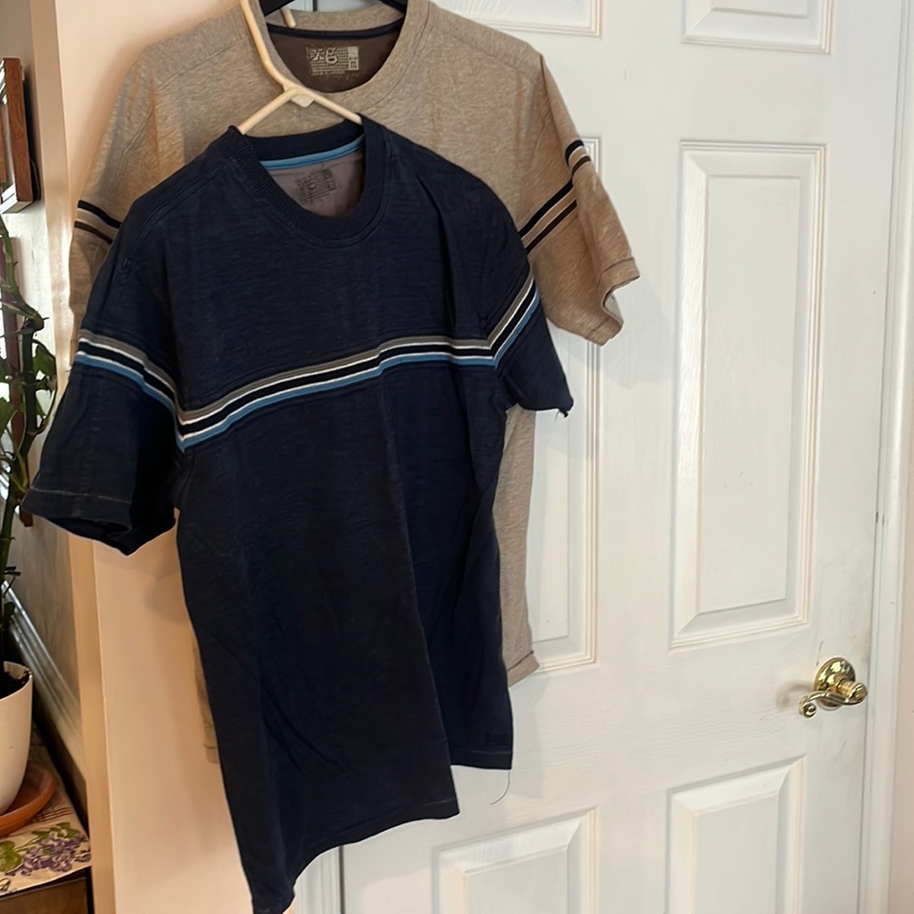 2 Like new boys medium shirts barely worn